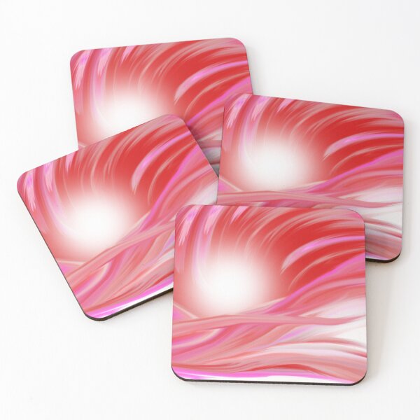 Item preview, Red, white, and pink abstract background designed and sold by With My Hands By K.