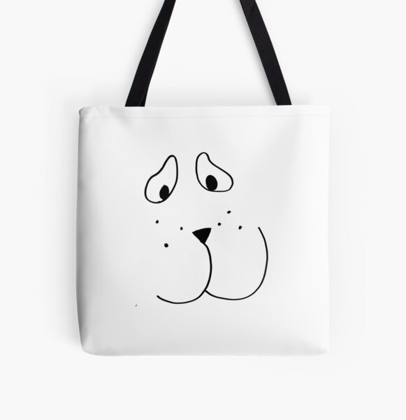 Duckie Popohund All Over Print Tote Bag