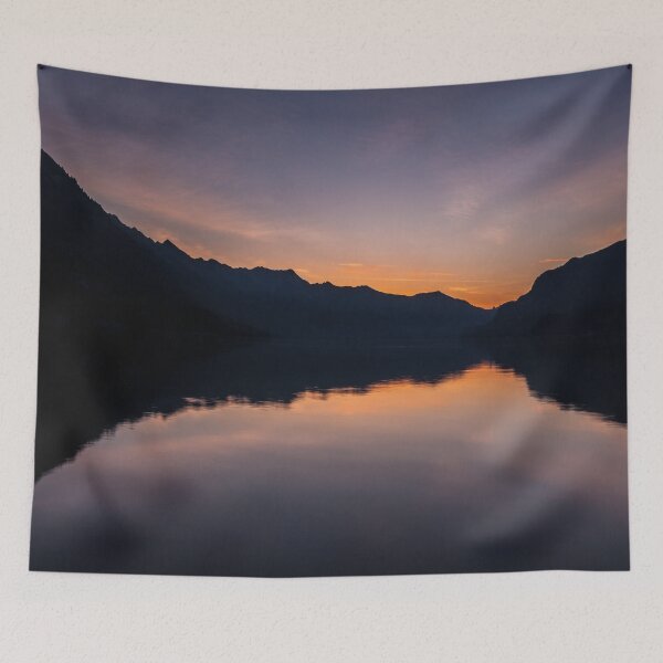 Item preview, Sunrise over a mountain lake designed and sold by Chris Bingham.