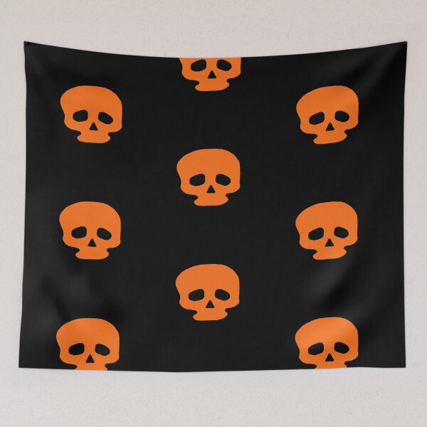 Item preview, Basic skull orange designed and sold by Wyverntales.