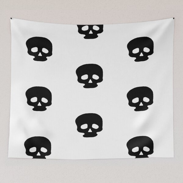 Item preview, Basic skull black designed and sold by Wyverntales.