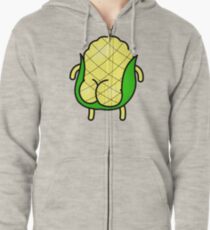 Corn Buns Zipped Hoodie
