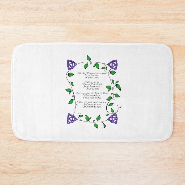 Item preview, Wiccan Rede - Vines and Triquetra designed and sold by OutlineArt.