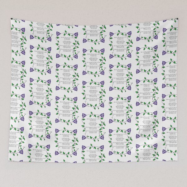 Item preview, Wiccan Rede - Vines and Triquetra designed and sold by OutlineArt.