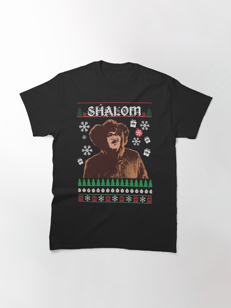 Discover Shalom Funny Christmas Design Classic T-Shirt