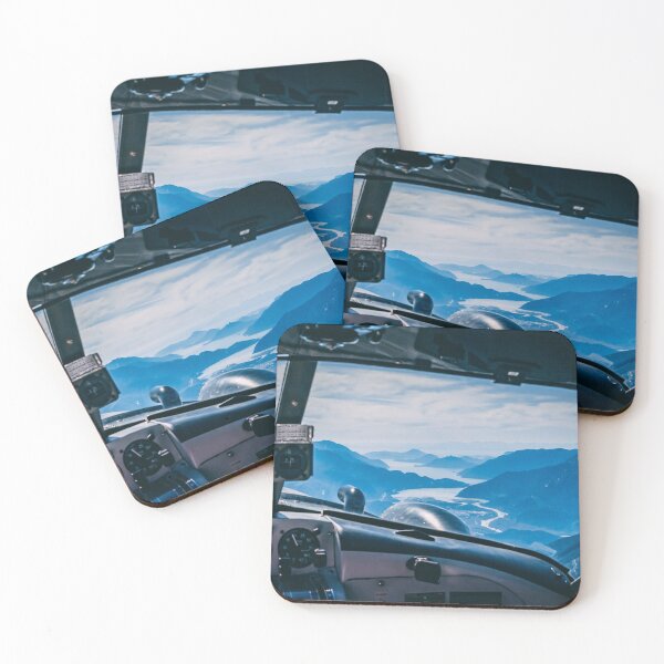 Item preview, Seaplane over fjords and mountains designed and sold by Chris Bingham.