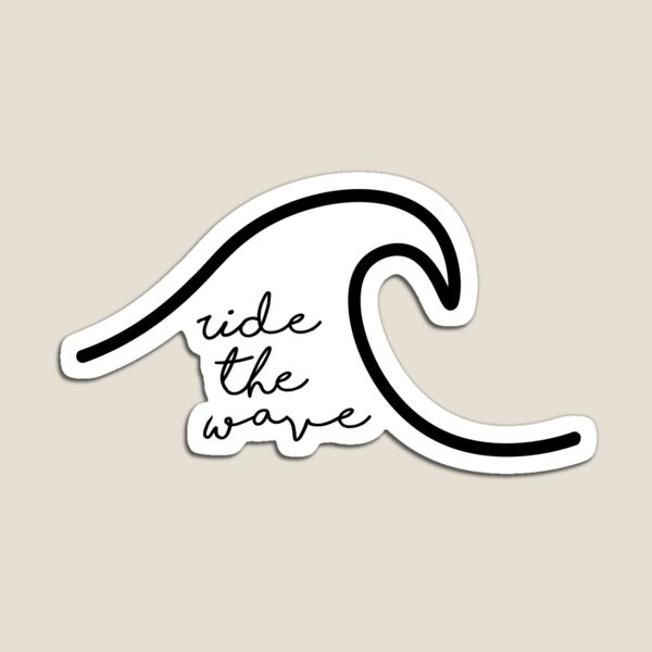 Item preview, Ride the wave - Big Wave - Minimalist Design designed and sold by Tropical Blood.