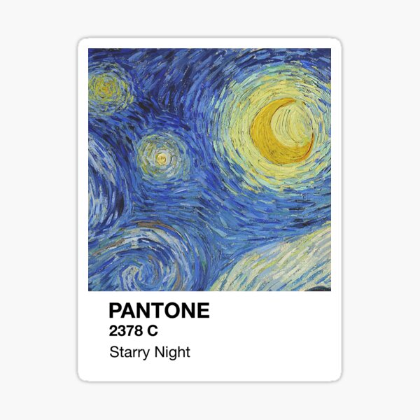 Pantone Vincent Van Gogh Merch Gifts for Sale Redbubble