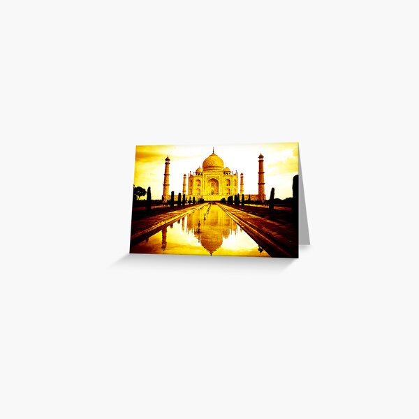 Taj Mahal Greeting Card