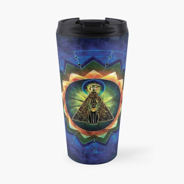 Sacred Egypt mandala Travel Mug
