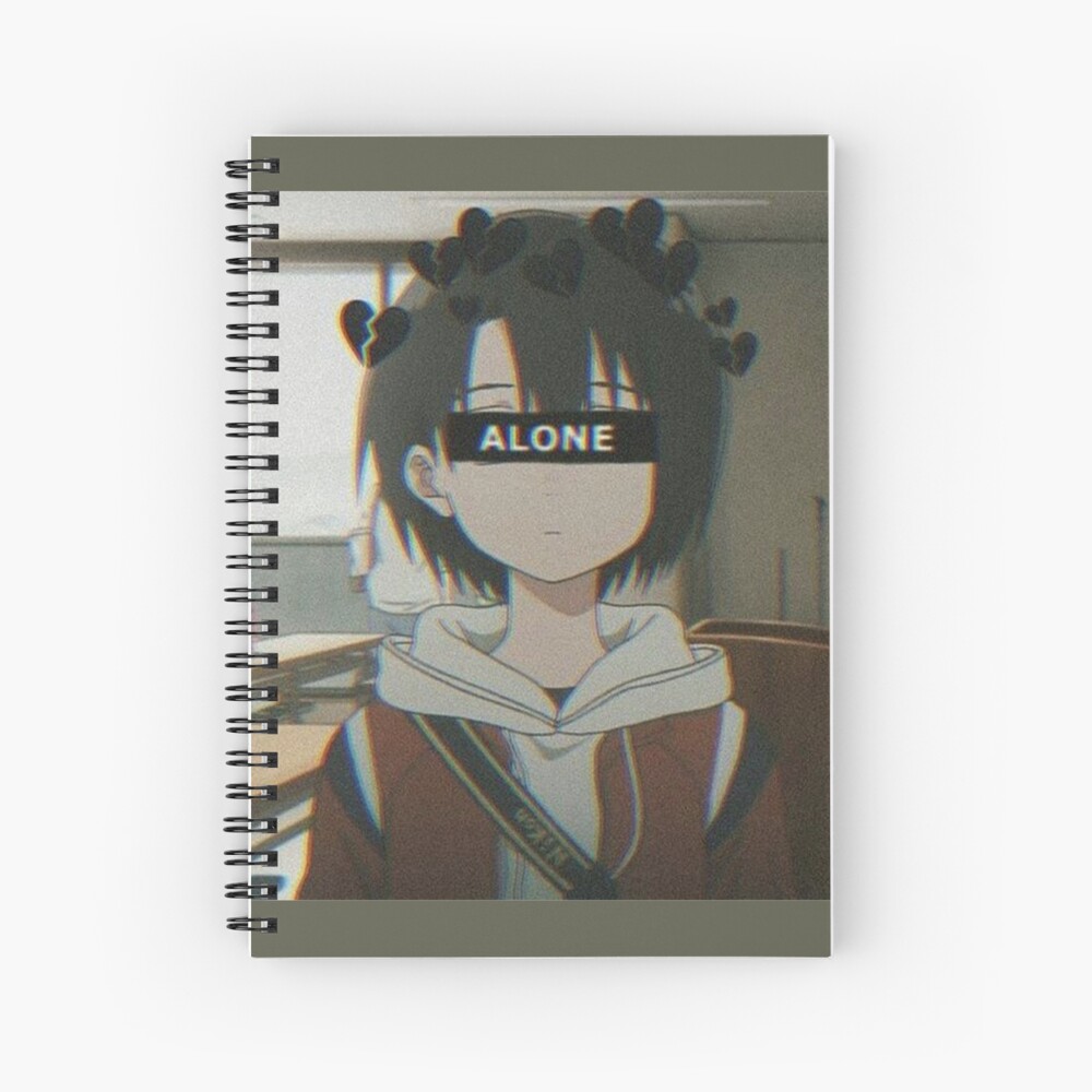 Sadness Spiral Notebook by Harukuradesu0