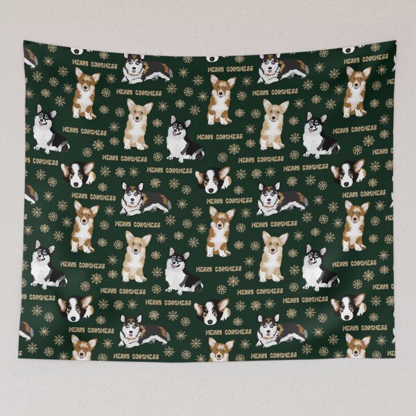 Item preview, Merry corgmess - green designed and sold by UtArt.