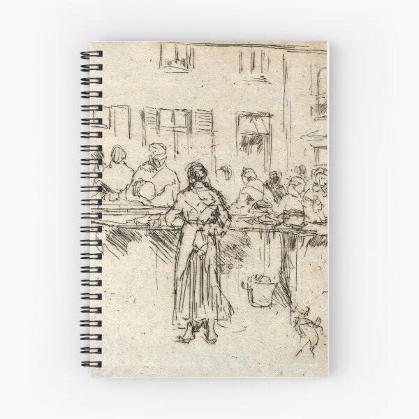 Item preview, Fish market, Ostend, Belgium - Whistler - c1890 designed and sold by CrankyOldDude.
