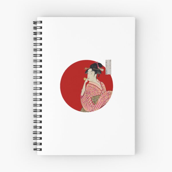 Item preview, Japanese Flag - Woman Blowing a Glass Pipe designed and sold by weavernap.