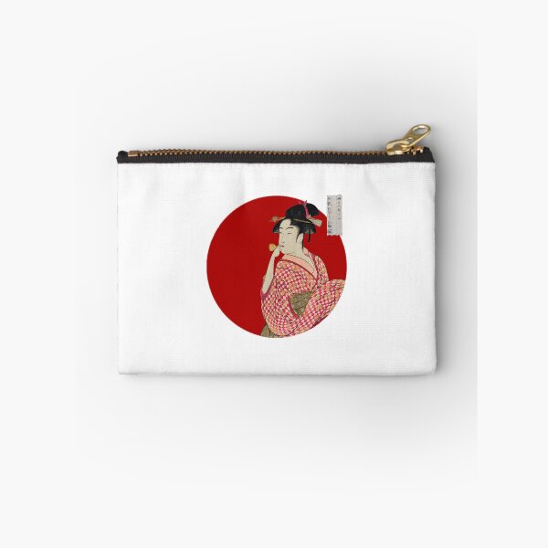 Item preview, Japanese Flag - Woman Blowing a Glass Pipe designed and sold by weavernap.