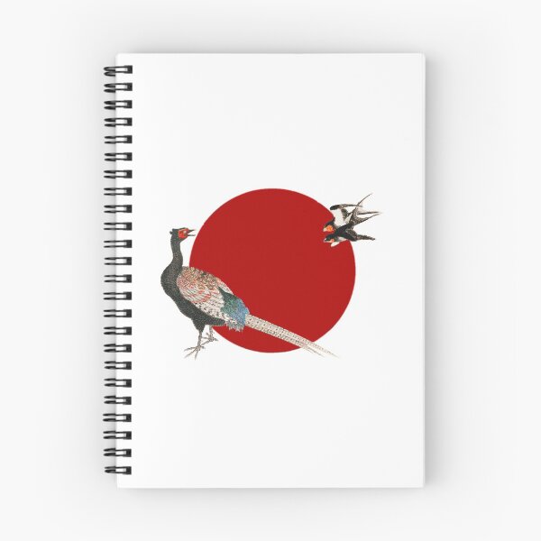 Item preview, Japanese Flag - Swallows and Pheasant designed and sold by weavernap.
