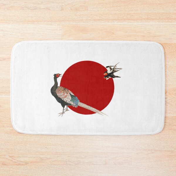 Item preview, Japanese Flag - Swallows and Pheasant designed and sold by weavernap.