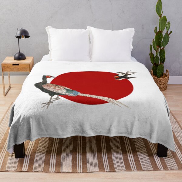Item preview, Japanese Flag - Swallows and Pheasant designed and sold by weavernap.