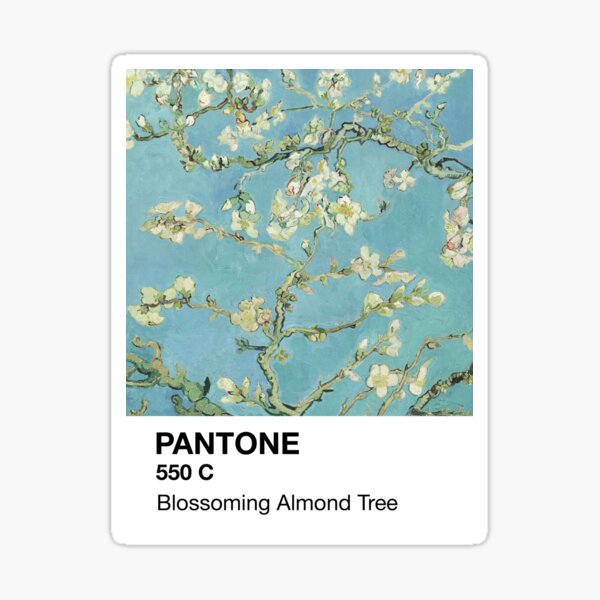 Pantone Blossoming Almond Tree Sticker