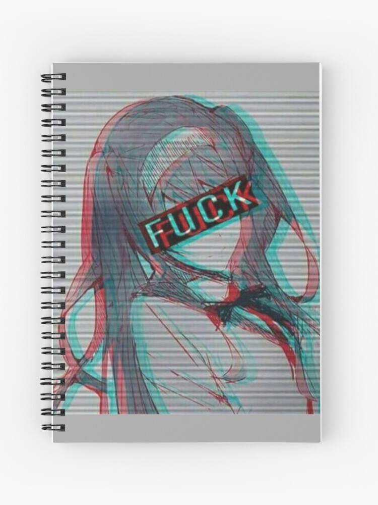 Sad Anime Girl Spiral Notebook for Sale by LEVANKOV Items