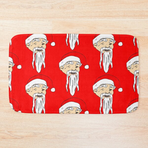 Item preview, Asian Santa Fu Manchu Beard and Mustache Chinese Christmas designed and sold by funnytshirtemp.