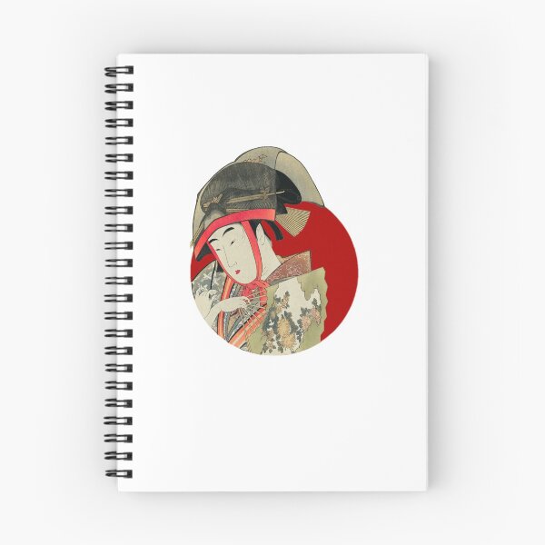 Item preview, Japanese Flag - Woman with fan and transparent hat designed and sold by weavernap.