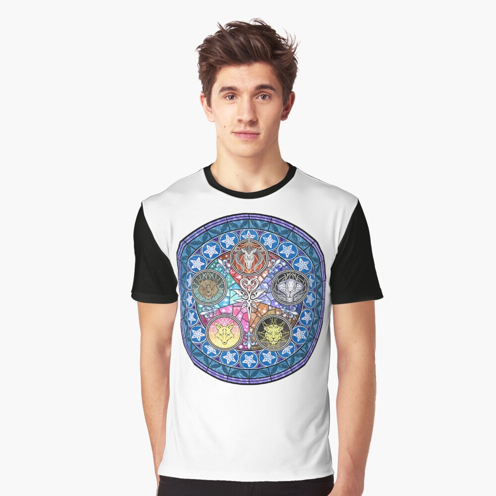 Vista previa del artículo con la obra «Camiseta gráfica», diseñado y vendido por MHeartz.