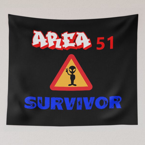 Item preview, Area 51 Survivor designed and sold by SuperMerchMan.