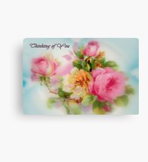 Thinking of You - Card Canvas Print