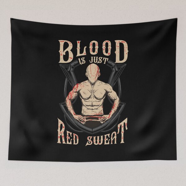 Artikelvorschau, Lustiges Blut ist nur roter Schweiß MMA Martial Arts Pun entworfen und verkauft von perfectpresents.