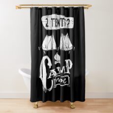 Camping Meme Shower Curtain
