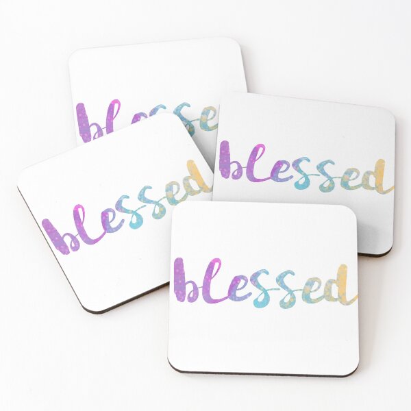 Item preview, BLESSED (MULTICOLOR) designed and sold by christikdesigns.