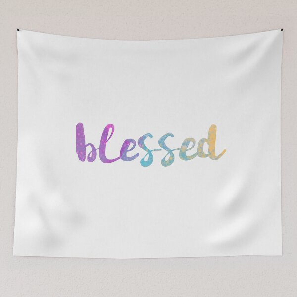 Item preview, BLESSED (MULTICOLOR) designed and sold by christikdesigns.