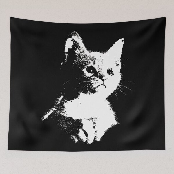 Item preview, Kitten, cat, silhouette designed and sold by Gladwigshausen.