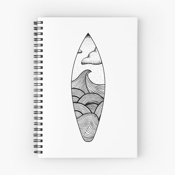 Item preview, Surfboard Drawing designed and sold by Fangpunk.