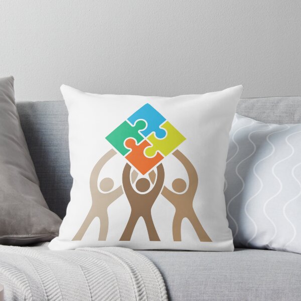Item preview, Teamwork and Unity Jigsaw Puzzle Logo designed and sold by hobrath.