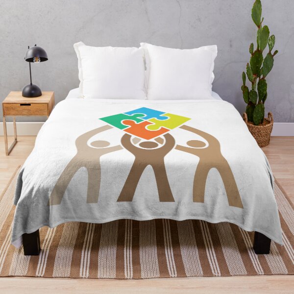 Item preview, Teamwork and Unity Jigsaw Puzzle Logo designed and sold by hobrath.