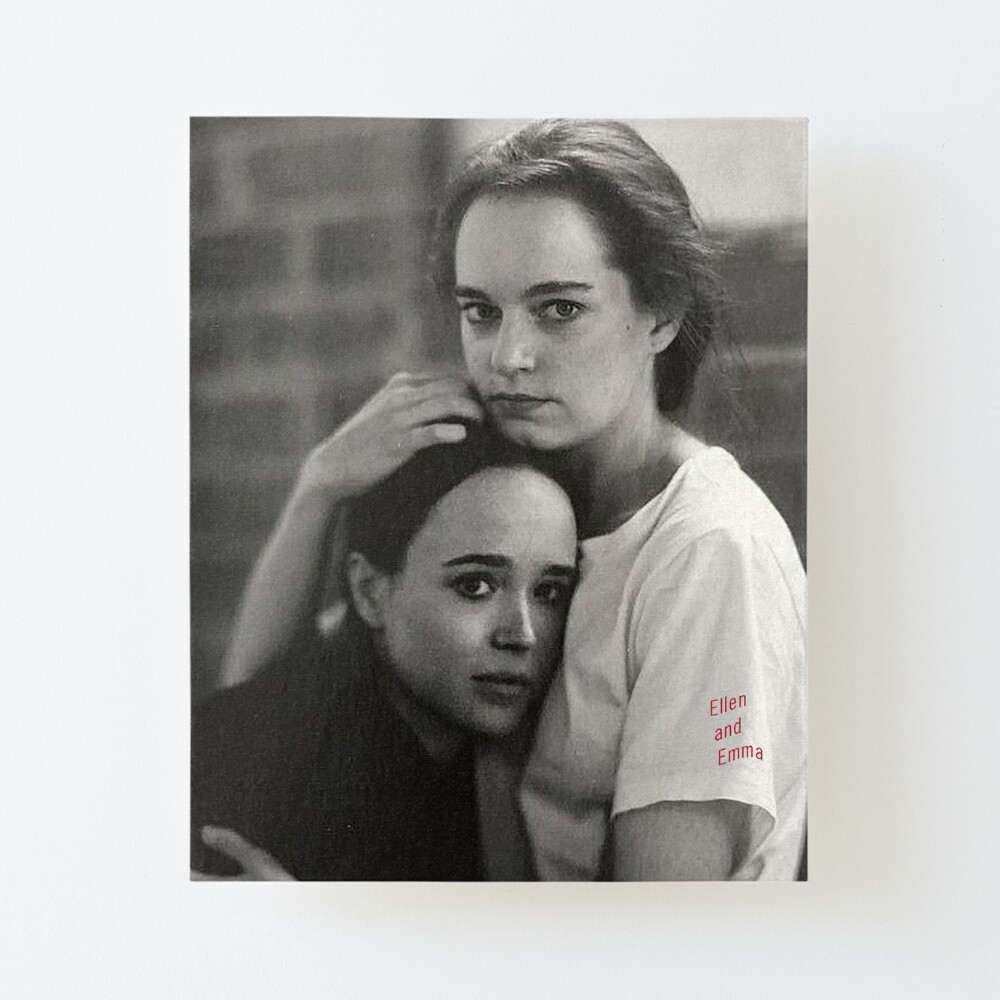 Ellen Page And Emma Portner Art Board Print For Sale By Philip456 Redbubble