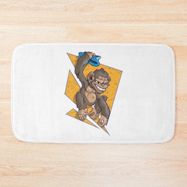 Item preview, Rock Climbing Climber Monkey Bouldering designed and sold by use2draw.