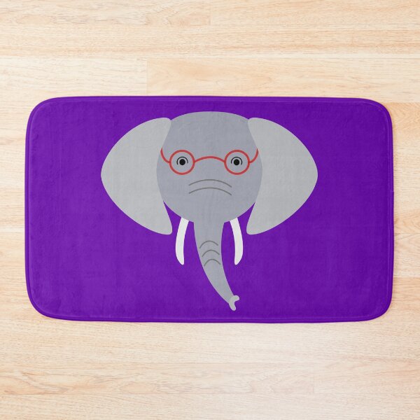 Item preview, Elephant Face With Red Glasses designed and sold by michellene.