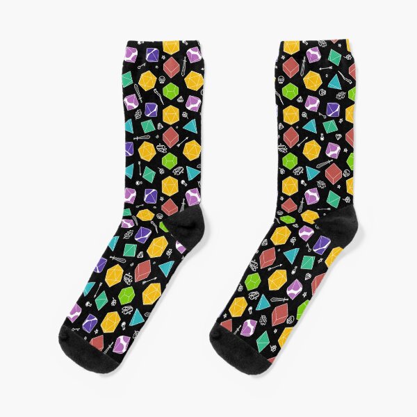 DnD Dice ‘n’ Stuff Socks