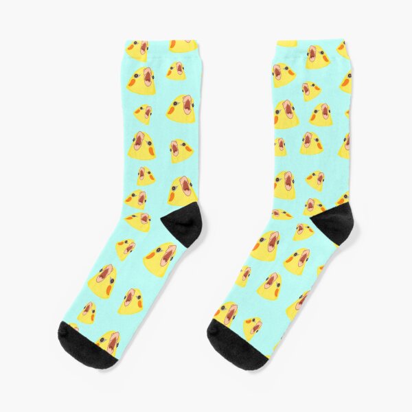screming cockatiel pattern Socks