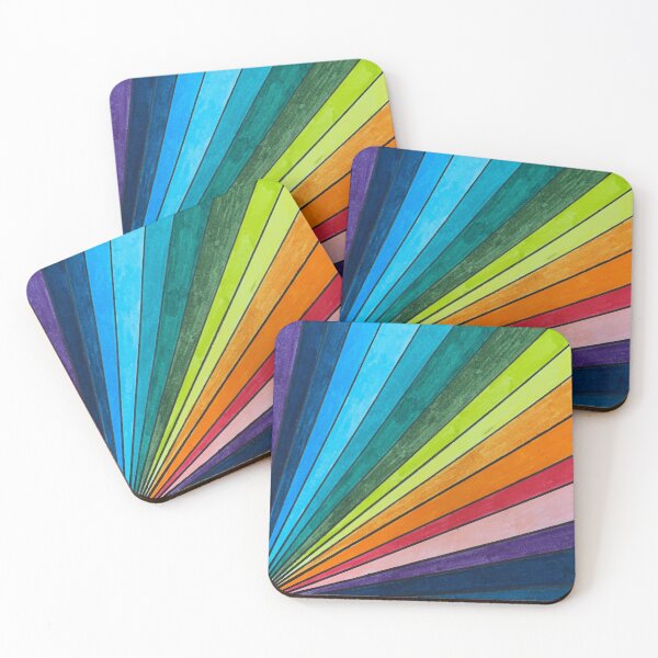 Item preview, Rainbow Fan Color Blocks designed and sold by medinacreative.