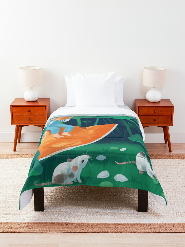Alternate view of Pumpkin harvest Comforter