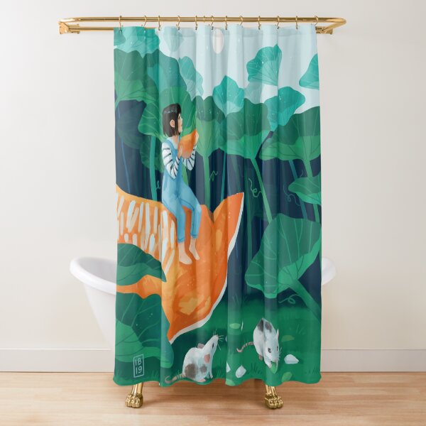 Pumpkin harvest Shower Curtain