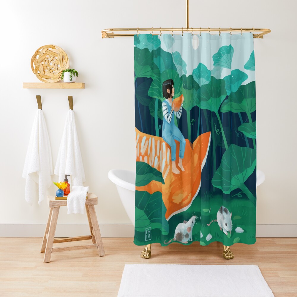 Pumpkin harvest Shower Curtain