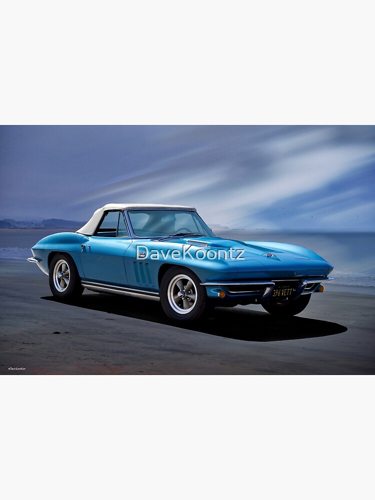Discover 1966 Chevrolet Corvette 396 Convertible Premium Matte Vertical Poster