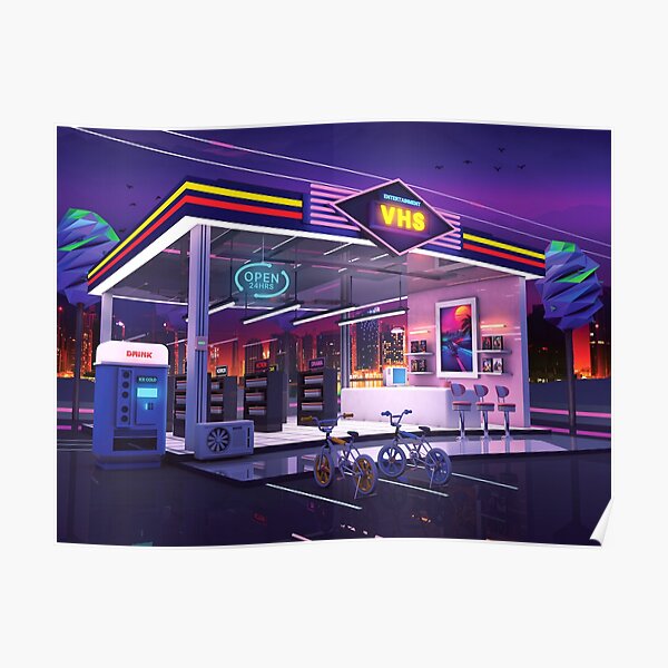 VHS Video Store Poster