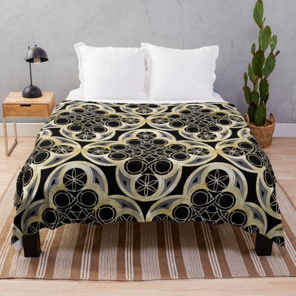 Item preview, Golden Moroccan Tile Glam #1 #pattern #decor #art  designed and sold by Anita's & Bella's Art.