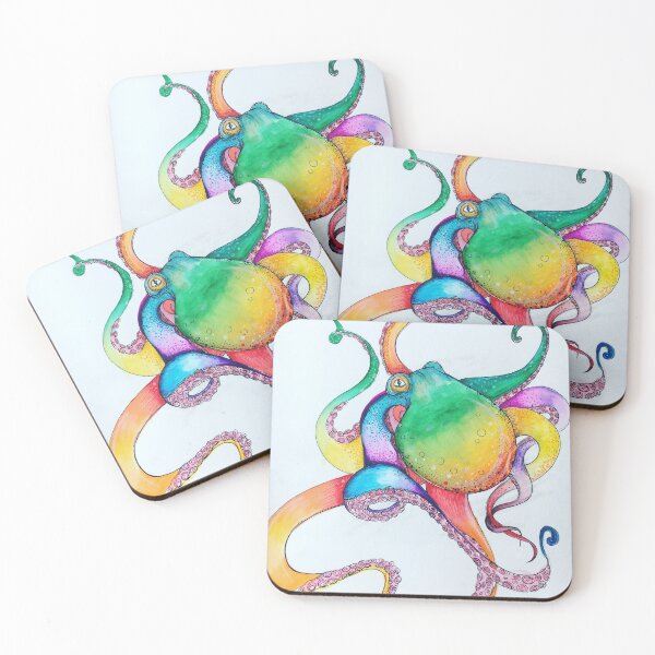Item preview, Rainbow octopus ?  designed and sold by Hanna Luty.